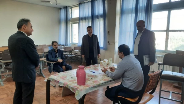  دکتر توان از مراحل انجام مصاحبه در پردیس خواجه نصیرالدین طوسی بازدید نمودند 2