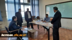  دکتر توان از مراحل انجام مصاحبه در پردیس خواجه نصیرالدین طوسی بازدید نمودند 3