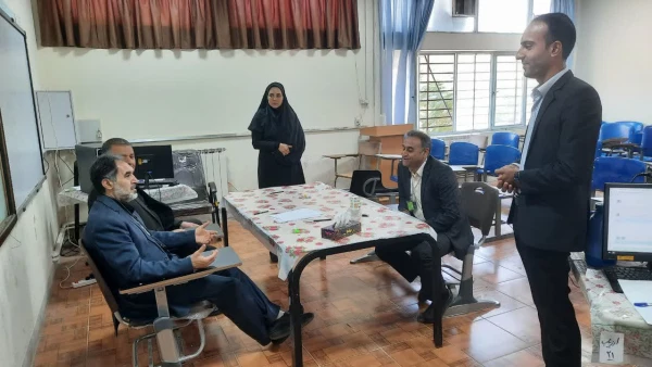  دکتر توان از مراحل انجام مصاحبه در پردیس خواجه نصیرالدین طوسی بازدید نمودند 4