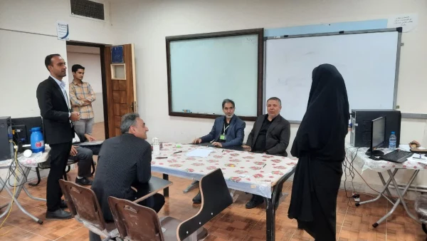  دکتر توان از مراحل انجام مصاحبه در پردیس خواجه نصیرالدین طوسی بازدید نمودند 5