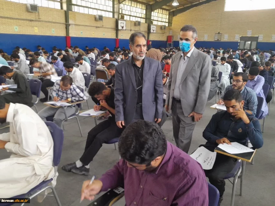 برگزاری آزمون پایانی دوره مهارت آموزی سرباز معلمان دردانشگاه فرهنگیان کرمان  2