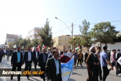 حضور پرشور و گسترده دانشگاهیان دانشگاه فرهنگیان کرمان در راهپیمایی یوم الله ۱۳ آبان 10
