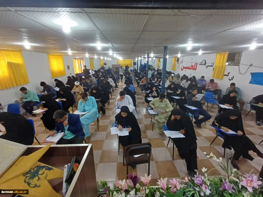 برگزاری آزمون پایانی پودمان اول مهارت آموزان (ماده 28)سری هشتم در دانشگاه فرهنگیان استان کرمان 2