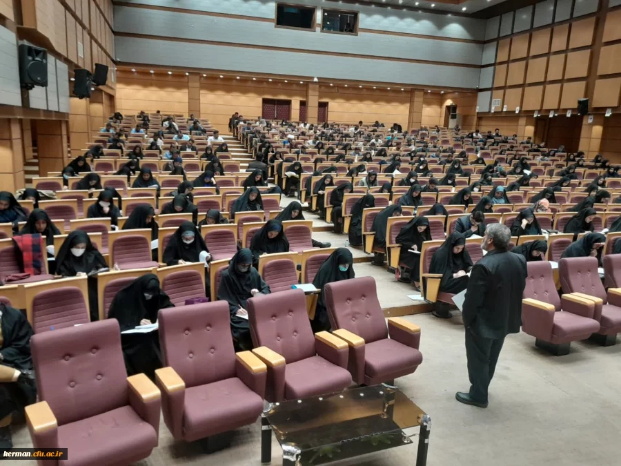 برگزاری آزمون پایانی پودمان اول مهارت آموزان (ماده 28)سری هشتم در دانشگاه فرهنگیان استان کرمان 2