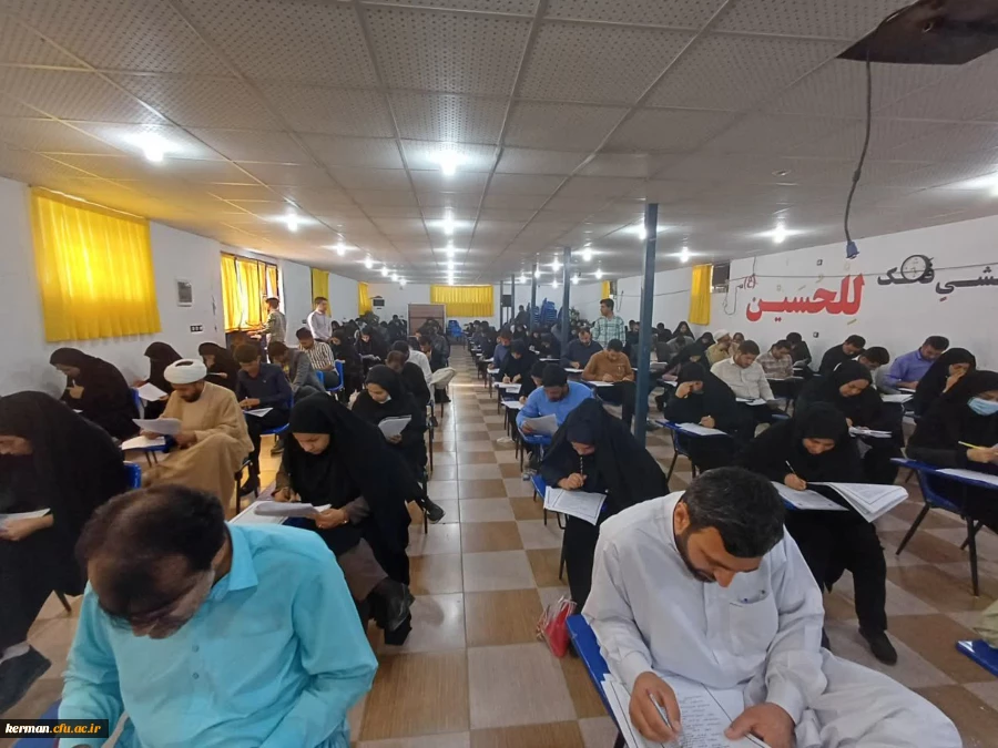 برگزاری آزمون پایانی پودمان اول مهارت آموزان (ماده 28)سری هشتم در دانشگاه فرهنگیان استان کرمان 2