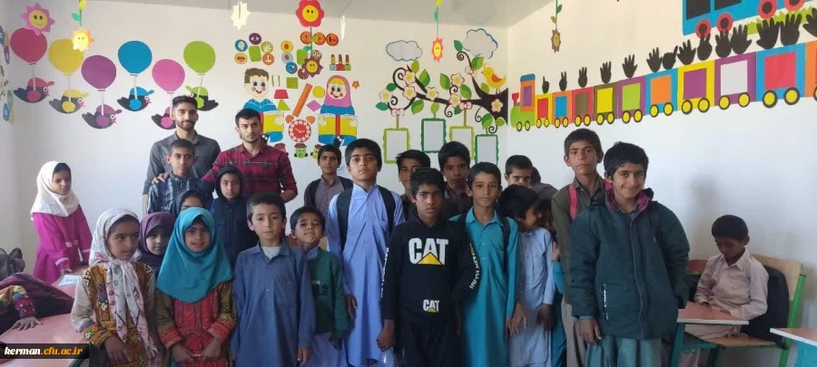 بازدید دانشجومعلمان دانشگاه فرهنگیان کرمان از مدارس چندپایه شرق استان کرمان 7