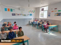 بازدید دانشجومعلمان دانشگاه فرهنگیان کرمان از مدارس چندپایه شرق استان کرمان 12