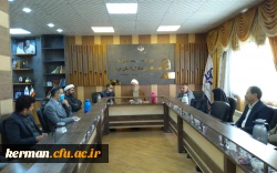 برگزاری شورای فرهنگی واجتماعی دانشگاه فرهنگیان استان کرمان با حضور حجت الاسلام والمسلمین دکتر مبشری معاون فرهنگی و اجتماعی دانشگاه فرهنگیان کشور  7