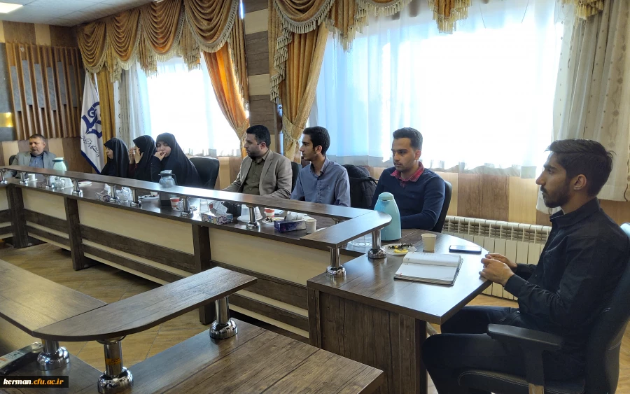 برگزاری شورای فرهنگی واجتماعی دانشگاه فرهنگیان استان کرمان با حضور حجت الاسلام والمسلمین دکتر مبشری معاون فرهنگی و اجتماعی دانشگاه فرهنگیان کشور  8