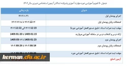 اطلاعیه آغاز کلاس های مهارت آموزان رشته های دبیری 3