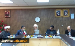  جلسه شورای مدیریت،نظارت و توسعه منابع دانشگاه فرهنگیان استان کرمان با حضوردکتر غیاثی رئیس دانشگاه فرهنگیان برگزارشد.  2