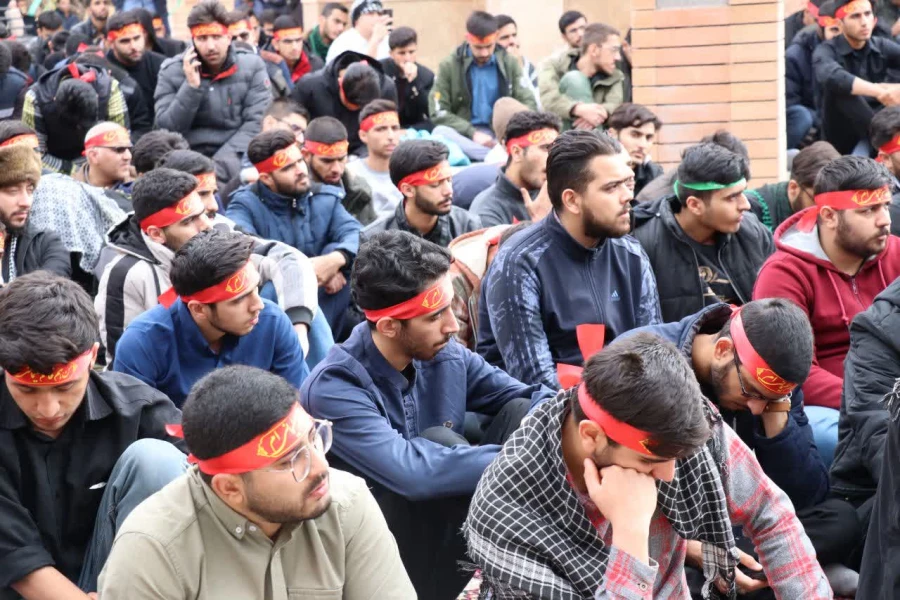 مراسم گرامیداشت شهدای حادثه تروریستی گلزار شهدای بین المللی کرمان ودانشجومعلم "شهیده فائزه رحیمی"  2