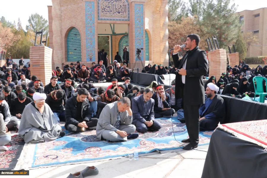 مراسم گرامیداشت شهدای حادثه تروریستی گلزار شهدای بین المللی کرمان ودانشجومعلم "شهیده فائزه رحیمی"  2
