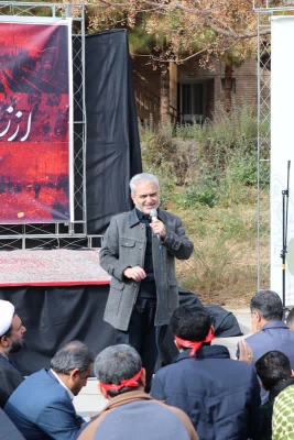 مراسم گرامیداشت شهدای حادثه تروریستی گلزار شهدای بین المللی کرمان ودانشجومعلم "شهیده فائزه رحیمی"  2