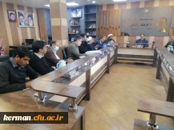 درآستانه برگزاری امتحانات پایانی نیمسال اول سال تحصیلی ۱۴۰۲_۱۴۰۳،شورای مدیریت دانشگاه فرهنگیان کرمان به ریاست دکتر توان رئیس دانشگاه فرهنگیان استان تشکیل جلسه داد. 4