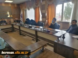 درآستانه برگزاری امتحانات پایانی نیمسال اول سال تحصیلی ۱۴۰۲_۱۴۰۳،شورای مدیریت دانشگاه فرهنگیان کرمان به ریاست دکتر توان رئیس دانشگاه فرهنگیان استان تشکیل جلسه داد. 5