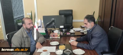 دیدار رئیس دانشگاه فرهنگیان استان با شهردار منطقه یک کرمان