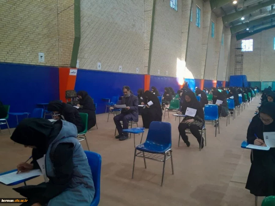 بازدیدرئیس دانشگاه فرهنگیان استان از اولین روزبرگزاری امتحانات 3