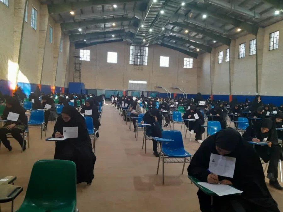 بازدیدرئیس دانشگاه فرهنگیان استان از اولین روزبرگزاری امتحانات 5