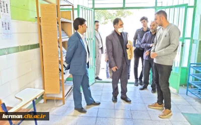 بازدید رئیس دانشگاه فرهنگیان استان از دانشگاه فرهنگیان مرکز جیرفت 