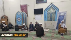 آیین بدرقه دانشجو معلمان پردیس شهید باهنر به سفر عتبات عالیات در دانشگاه فرهنگیان استان کرمان برگزار شد. 4