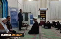 آیین بدرقه دانشجو معلمان پردیس شهید باهنر به سفر عتبات عالیات در دانشگاه فرهنگیان استان کرمان برگزار شد. 2