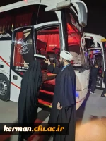 آیین بدرقه دانشجو معلمان پردیس شهید باهنر به سفر عتبات عالیات در دانشگاه فرهنگیان استان کرمان برگزار شد. 6