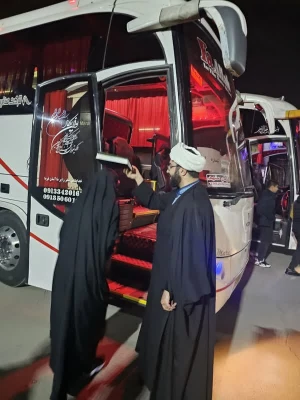 آیین بدرقه دانشجو معلمان پردیس شهید باهنر به سفر عتبات عالیات در دانشگاه فرهنگیان استان کرمان برگزار شد. 6