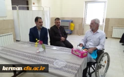 
دیدار رئیس دانشگاه فرهنگیان استان از جانبازان آسایشگاه ایثار کرمان 2