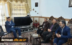 دیدار با خانواده جانباز دوران دفاع مقدس به مناسبت ایام الله دهه مبارک فجر 2