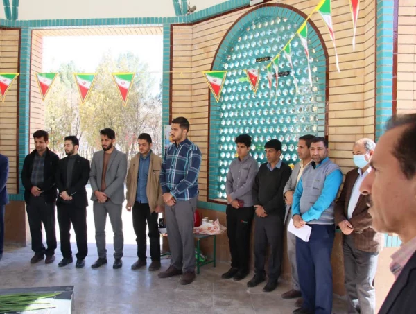 آیین غبار روبی و عطر افشانی مزار شهدای گمنام دانشگاه فرهنگیان استان کرمان  3