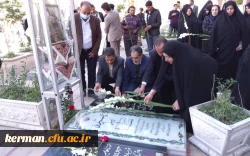 تجدید میثاق دانشگاهیان دانشگاه فرهنگیان استان کرمان با آرمان های شهدا و انقلاب اسلامی 2