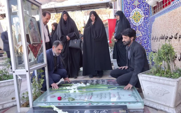 تجدید میثاق دانشگاهیان دانشگاه فرهنگیان استان کرمان با آرمان های شهدا و انقلاب اسلامی 2