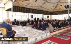 تجدید میثاق دانشگاهیان دانشگاه فرهنگیان استان کرمان با آرمان های شهدا و انقلاب اسلامی 2