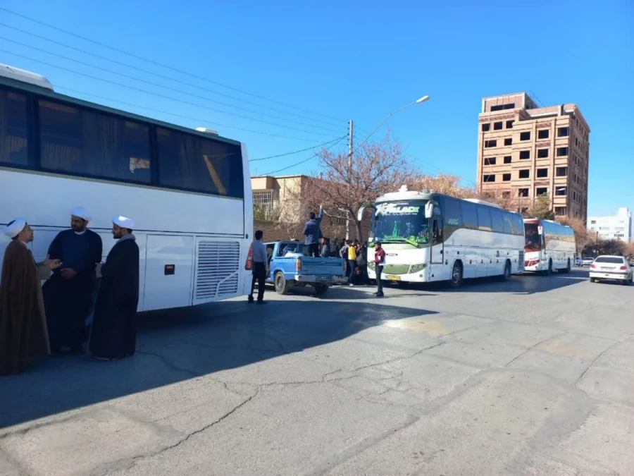 اعزام دانشجو یان دانشگاه فرهنگیان استان کرمان به اردوی راهیان نور 5