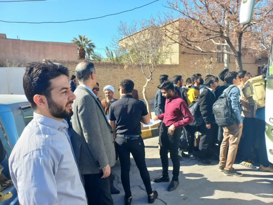 اعزام دانشجو یان دانشگاه فرهنگیان استان کرمان به اردوی راهیان نور 6