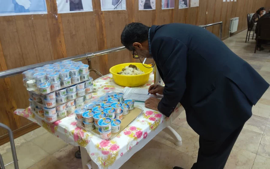 بازدید سرزده رئیس دانشگاه فرهنگیان استان ازسلف سرویس دانشجویی سایت علامه طباطبایی 5