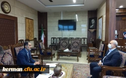 رئیس دانشگاه فرهنگیان استان با استاندار کرمان دیداروگفتگوکرد  2