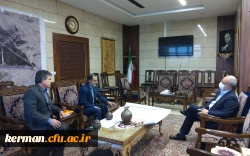 رئیس دانشگاه فرهنگیان استان با استاندار کرمان دیداروگفتگوکرد  5
