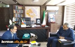 دیدار نوروزی رئیس دانشگاه فرهنگیان استان با مدیر کل آموزش وپرورش استان کرمان  5