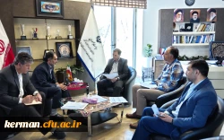 دیدار نوروزی رئیس دانشگاه فرهنگیان استان با مدیر کل سازمان مدیریت وبرنامه ریزی استان کرمان  3