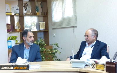 ملاقات نوروزی رئیس دانشگاه فرهنگیان استان با رئیس دانشگاه شهید باهنر کرمان 