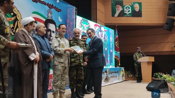 تجلیل از دانشگاه فرهنگیان استان کرمان درآیین گرامیداشت حماسه آفرینی های شهیدان سپهبدمحمدولی قرنی و سپهبدعلی صیاد شیرازی 3