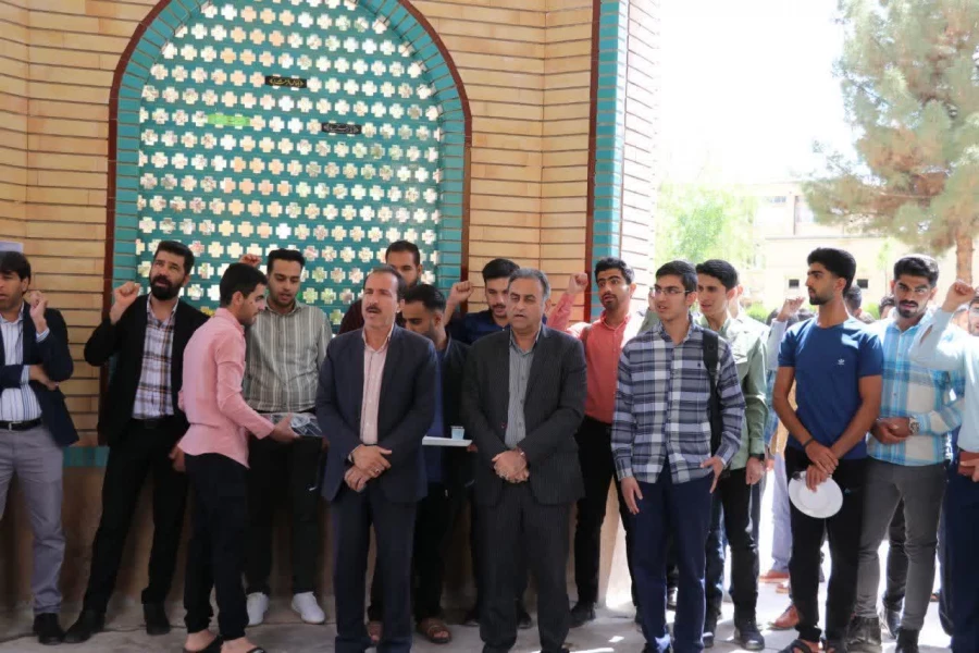 حمایت دانشگاهیان دانشگاه فرهنگیان کرمان درپاسخ مقتدرانه ایران به جنایات رژیم اشغالگر قدس  3