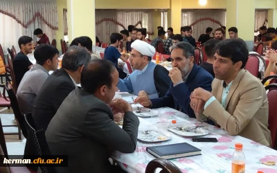 بازدید رئیس دانشگاه فرهنگیان استان کرمان از سلف سرویس پردیس خواجه نصیرالدین طوسی