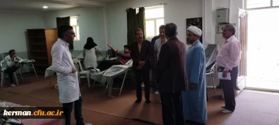 اهدای خون دانشگاهیان دانشگاه فرهنگیان کرمان