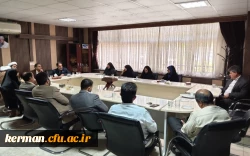 برگزاری شورای مدیریت دانشگاه فرهنگیان استان کرمان 4