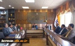 دیدار اعضای شورای شهر فهرج با رئیس دانشگاه فرهنگیان استان کرمان 2