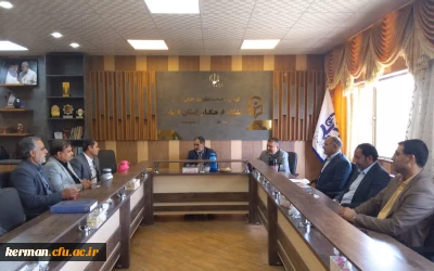 دیدار اعضای شورای شهر فهرج با رئیس دانشگاه فرهنگیان استان کرمان