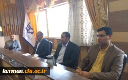 دیدار اعضای شورای شهر فهرج با رئیس دانشگاه فرهنگیان استان کرمان 4